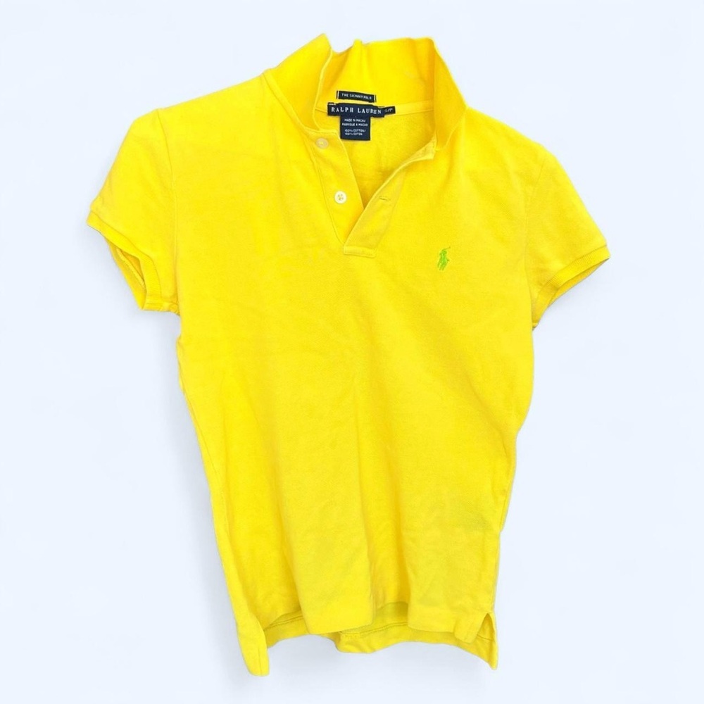 Vintage Ralph Lauren Bright Yellow Polo